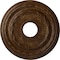 Ekena Millwork Dublin Ceiling Medallion (Fits Canopies up to 8 1/4"), 15 3/8"OD x 3 5/8"ID x 1"P, Root Beer Crackle CM15DURBC - alternate 1